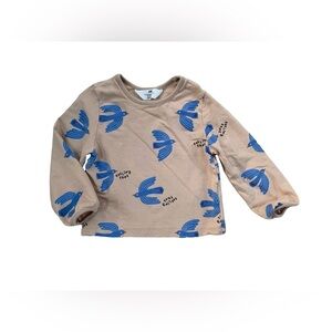 H&M Size 3T/4T Feeling Free Bird Long Sleeve Tee